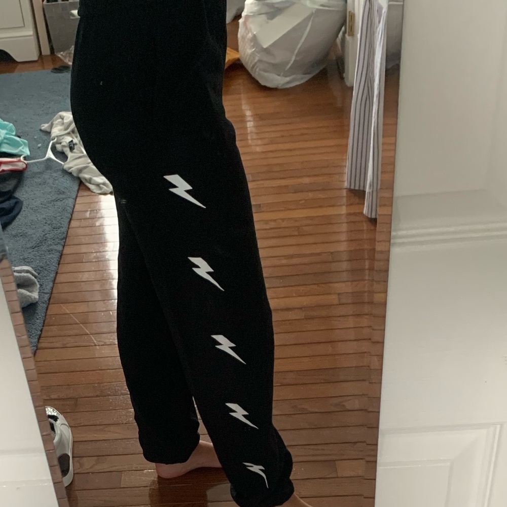 Lightning bolt joggers